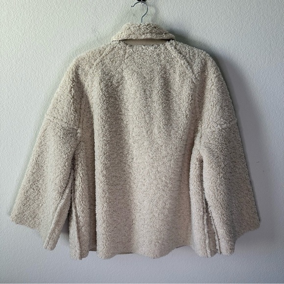 The Great The Cropped Plush Car Coat in Malt SZ 2, M - Picture 8 of 10